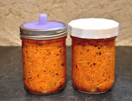 Fermented Ginger Carrots With Garlic and Seaweed Recipe