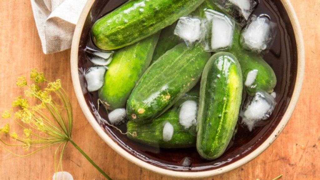 recette pickles concombre et glace