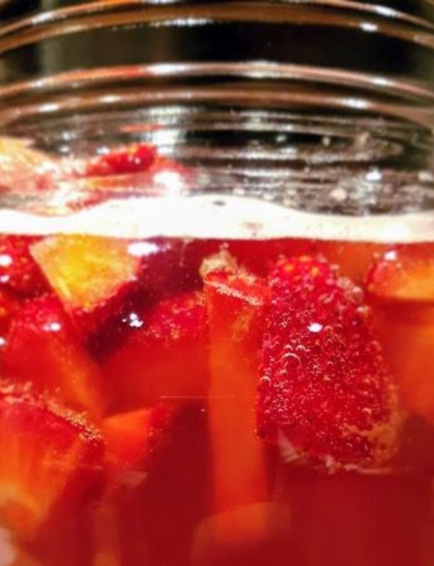 Strawberry, Honey and Rose Kombucha Recipe
