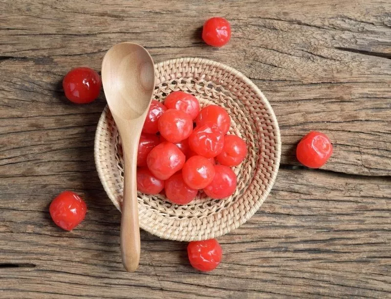 Lacto-fermented cherries